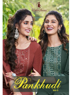 Ladies Flavour Pankhudi vol 3 Embroidery Kurti Catalog at Wholesale Rate Ladies Flavour Pankhudi vol 3 Embroidery Kurti Catalog at Wholesale Rate
