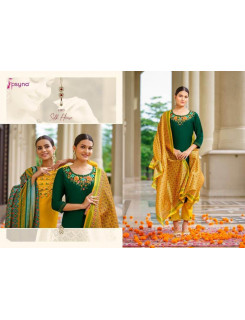 Psyna Silk House Churidar Salwar Suits Catalog at Wholesale Rate Psyna Silk House Churidar Salwar Suits Catalog at Wholesale Rate