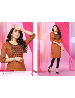 Kinti Olive vol 8 Kurtis below 300 Catalog at wholesale Rate