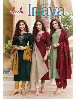 Keeloo Inaya Churidar Salwar Suits Catalog at wholesale Rate