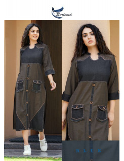 Seriema Kumb Capture vol 3 Denim Kurti Catalog at Wholesale Rate Seriema Kumb Capture vol 3 Denim Kurti Catalog at Wholesale Rate