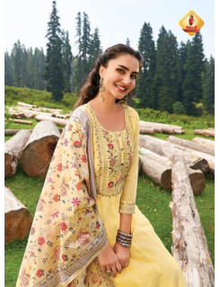 Shruti Kaavya Single Kurtis with Dupatta in Wholesale Rate