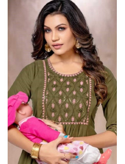 Kinti Sneha vol 10 Feeding Kurtis Catalog at Wholesale Rate