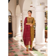 Global Local Mustard Party Wear Single Piece Suits at Wholesale Rate Global Local Mustard Party Wear Single Piece Suits at Wholesale Rate