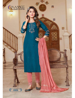 Kaasbee Shanvi vol 1 Embroidery Salwar Kameez Catalog at Wholesale Rate