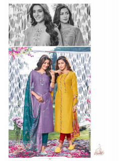 Karissa Rass Churidar Salwar Suits Catalog at Wholesale Rate