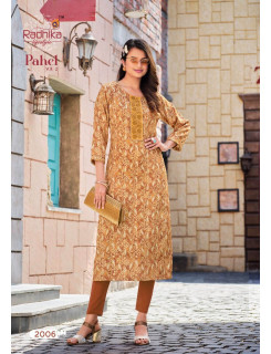 Radhika Lifestyle Paher vol 2 Plus Size Kurtis Catalog at Wholesale Rate