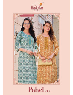 Radhika Lifestyle Paher vol 2 Plus Size Kurtis Catalog at Wholesale Rate