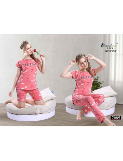 Rangjyot 3 Piece Night Dress Catalog at Wholesale Rate