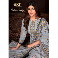 Skt Suits Cotton Candy Cotton Dress Materials Catalog at Wholesale Rate