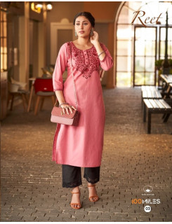 100Miles Reet Cotton Kurtis Catalog at Wholesale Rate 100Miles Reet Cotton Kurtis Catalog at Wholesale Rate
