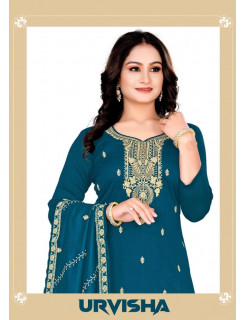 Panch Ratna Urvisha Churidar Dress Material Catalog at Wholesale Rate