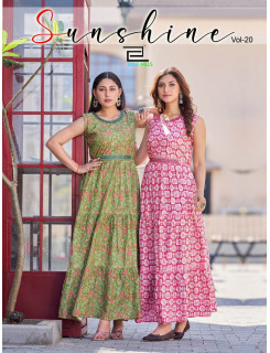 Blue Hills Sunshine vol 20 Plus Size Kurtis Catalog at Wholesale Rate