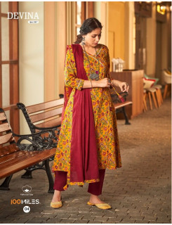 100Miles Devina Readymade Dress Catalog at Wholesale Rate 100Miles Devina Readymade Dress Catalog at Wholesale Rate