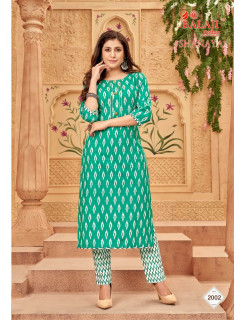 Balaji Shanaya 2002 Single Kurtis with Pant at Wholesale Rate