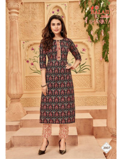 Balaji Shanaya 2007 Single Kurtis with Pant at Wholesale Rate