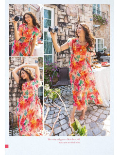 Anju fabric Coral 2915 Single Kurtis at Wholesale Rate