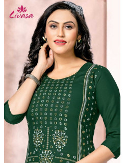 Hirwa Aqua Kurtis Below 300 Catalog at Wholesale Rate  Hirwa Aqua Kurtis Below 300 Catalog at Wholesale Rate
