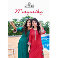 Mittoo Mayurika vol 19 Straight Cut Kurti Catalog at Wholesale Rate Mittoo Mayurika vol 19 Straight Cut Kurti Catalog at Wholesale Rate
