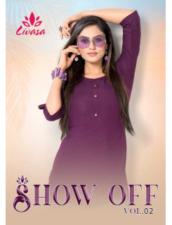 Livasa Show Off vol 2 Kurtis Below 300 Catalog at Wholesale Rate Livasa Show Off vol 2 Kurtis Below 300 Catalog at Wholesale Rate