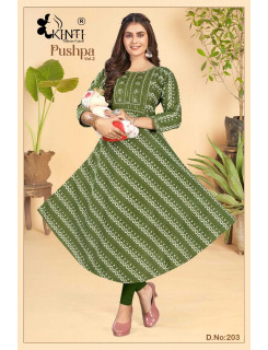 Kinti Pushpa Vol 2 Feeding Kurtis Catalog at Wholesale Rate
