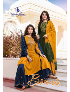 Ladies Flavour Bonus Vol 3 Designer Wedding Party Salwar Suits Catalog at Wholesale Rate Ladies Flavour Bonus Vol 3 Designer Wedding Party Salwar Suits Catalog at Wholesale Rate
