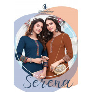 Ladies Flavour Serena Vol 9 Embroidery Kurti Catalog at Wholesale Rate