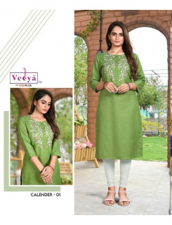 Vedya Calender Casual Wear Kurti Catalog at Wholesale Rate Vedya Calender Casual Wear Kurti Catalog at Wholesale Rate