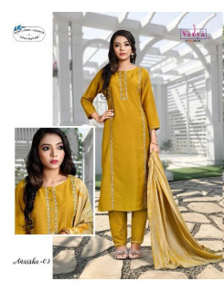Vedya Anaisha Embroidery Salwar Kameez Catalog at Wholesale Rate Vedya Anaisha Embroidery Salwar Kameez Catalog at Wholesale Rate