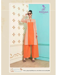 Poonam Designer Cotton House Kurti With Plazzo Wholesale Catalog Poonam Designer Cotton House Kurti With Plazzo Wholesale Catalog