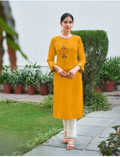 Kalaroop Broccoli Vol 2 Rayon Embroidered Kurti Wholesale Catalog