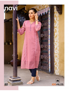 100 Miles Navi Pure Cotton Kurtis Catalog at Wholesale Rate 100 Miles Navi Pure Cotton Kurtis Catalog at Wholesale Rate