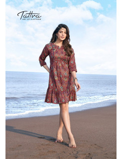 Tattva Style Loft One Piece Dress Catalog at Wholesale Rate Tattva Style Loft One Piece Dress Catalog at Wholesale Rate