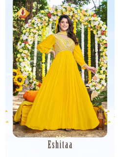 Shruti Haldi Designer Wedding Party Salwar Suits Catalog at Wholesale Rate