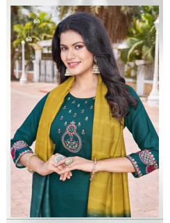 Karissa Kashvi Kurti with Dupatta and Pant Catalog at Wholesale Rate