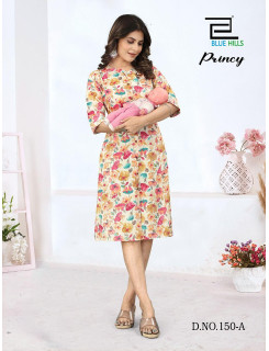 Blue Hills Princy Feeding Kurtis Catalog at Wholesale Rate