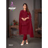 Poonam Mango Lucknowi Work Kurti with Pant and Dupatta Catalog at Wholesale Rate