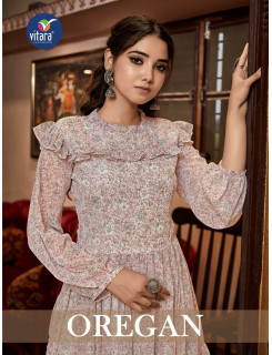 Vitara Oregan Georgette Kurti Catalog at Wholesale Rate Vitara Oregan Georgette Kurti Catalog at Wholesale Rate