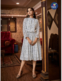 Vitara Oregan Georgette Kurti Catalog at Wholesale Rate Vitara Oregan Georgette Kurti Catalog at Wholesale Rate