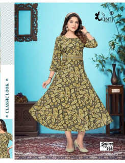Kinti Spring vol 2 Rayon Umbrella Cut Kurti Catalog at Wholesale Rate Kinti Spring vol 2 Rayon Umbrella Cut Kurti Catalog at Wholesale Rate