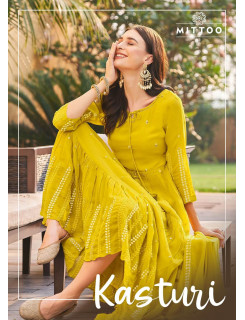 Mittoo Kasturi Kurti with Dupatta Catalog at Wholesale Rate