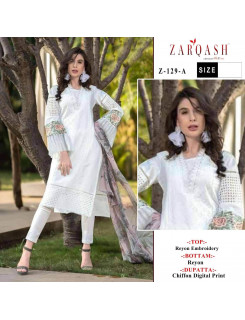 Zarqash Z 129 Pakistani Readymade  Suits Catalog at Wholesale Rate Zarqash Z 129 Pakistani Readymade  Suits Catalog at Wholesale Rate