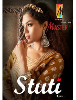 Master Stuti Naira Cut Kurti Bottom Dupatta Catalog at Wholesale Rate