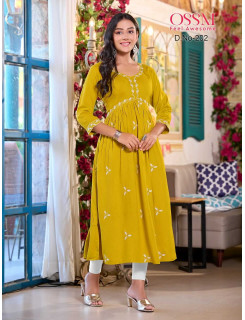 Ossm Celebration Vol 2 Alia Style Embroidery Kurtis Catalog at Wholesale Rate