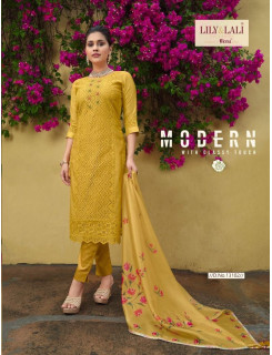 Lily Laly Chikenkari Lucknowi Work Kurti Bottom Dupatta Catalog at Wholesale Rate Lily Laly Chikenkari Lucknowi Work Kurti Bottom Dupatta Catalog at Wholesale Rate
