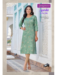 Rangmaya Aarohi Casual Wear Kurti Catalog at Wholesale Rate