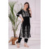 Reevika Black Lucknowi Work Kurti Pant Catalog at Wholesale Rate 