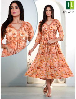 Hirwa Sara Alia Cut One Piece Dress Catalog at Wholesale Rate Hirwa Sara Alia Cut One Piece Dress Catalog at Wholesale Rate