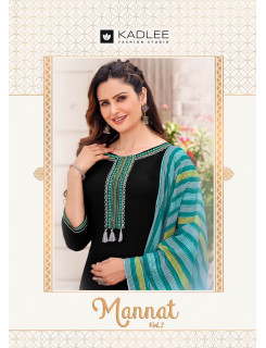 Kadlee Mannat Vol 2 Churidar Salwar Suits Catalog at Wholesale Rate