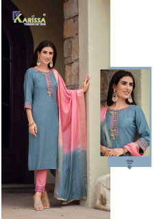 Karissa Nora Churidar Salwar Suits Catalog at Wholesale Rate